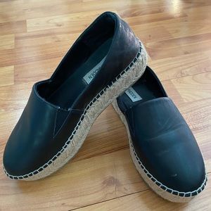 Steve Madden Black Espadrilles